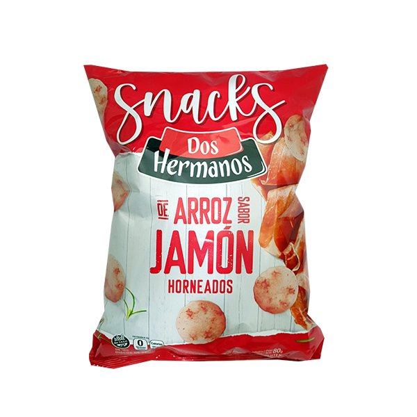 Snacks Discos De Jamon Dos Hermanos X 80 Gr Davelcor