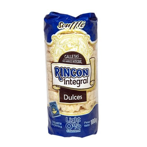 Discos de Arroz Rincon Integral Dulce x 100 gr