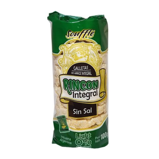 Discos de Arroz Rincon Integral sin Sal x 100 gr