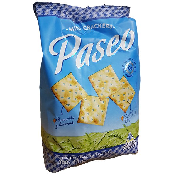 Galletas de Agua Paseo x 300 gr.