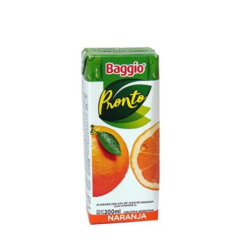 Jugo Pronto Baggio x 200 cc. - Naranja