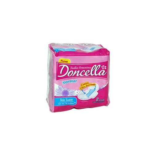 Toallitas con alas Doncella x 8 Unid