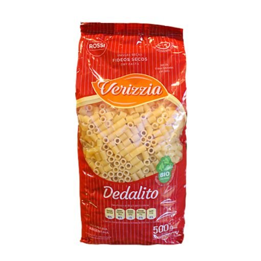 Fideos Verizzia Dedalitos x 500 gr.