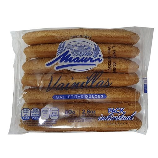 Vainillas Mauri x 80 gr.