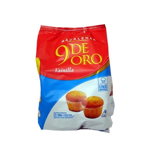 Madalenas 9 de oro Vainilla x 200 gr