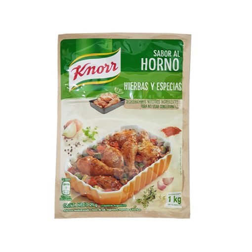 Sazonador para horno Knorr - Hierbas y especias x 21 gr
