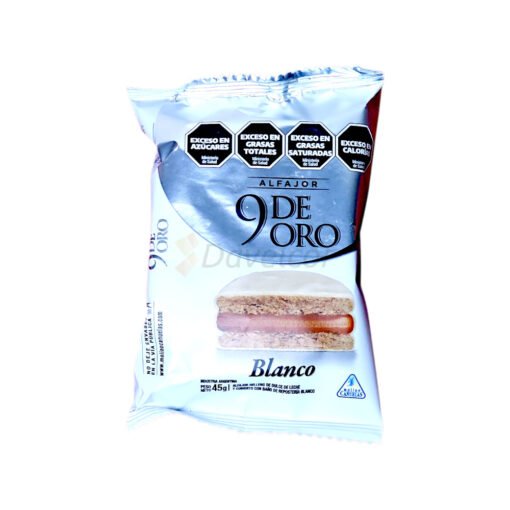 Alfajor 9 de Oro x 45 gr. - Blanco