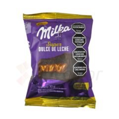 Alfajor Milka super dulce de leche x 70 gr. - Negro