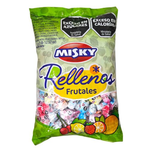 Caramelos rellenos Frutal Misky x 810 gr