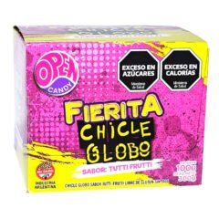 Chicle Fierita Open Tutty x 100 Unid