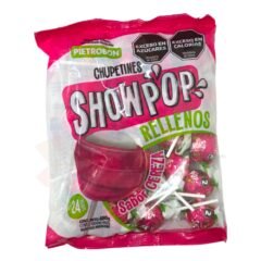 Chupetin Relleno Show Pop x 24 Unid. - Cereza