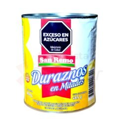 Durazno en mitades San Remo x 820 gr