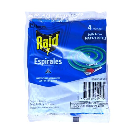 Espirales Raid 1 sobre x 4 Unid