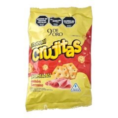 Galletas 9 de oro Crujitas x 120gr - Jamon Serrano