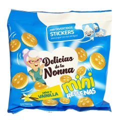 Galletas Rellenas Delicias de la Nonna x 160 gr. Vainilla