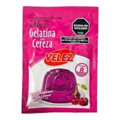 Gelatina Cereza Velez x 40 gr