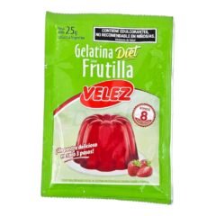 Gelatina Diet Frutilla Velez x 25 gr