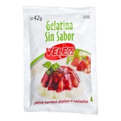 Gelatina Sin Sabor Velez x 42 gr