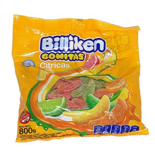 Gomitas Billiken citrica Gajos x 800 gr