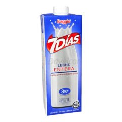 Leche Larga Vida Entera 7 Dias x 1 Lt