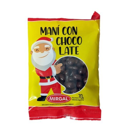 Mani con Chocolate Mirgal x 70 gr