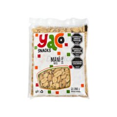 Mani pelado sin sal Yaco x 200 gr