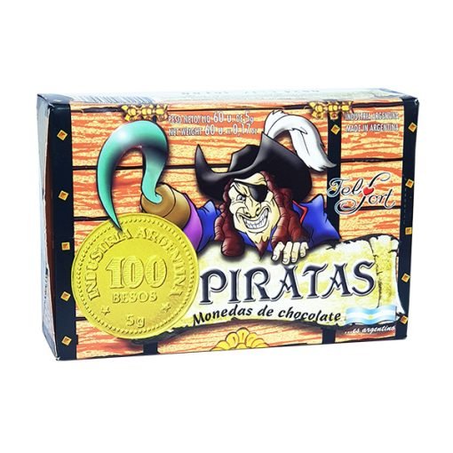 Monedas Piratas FelFort x 5 gr