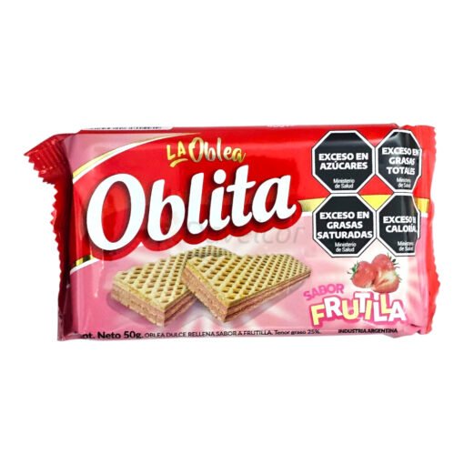 Obleas Oblita x 50 gr. - Frutilla