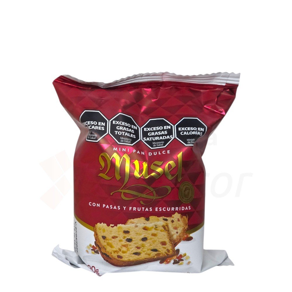 Pan Dulce Mini Musel x 90 gr. - con frutas