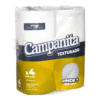 Papel Higienico Campanita x 4 Unid