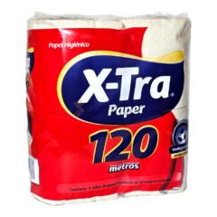 Papel Higienico X-Tra paper natural x 4 Unid