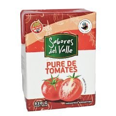 Pure de Tomate Sabores del valle x 520 gr