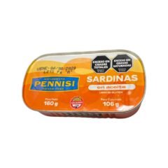 Sardina en aceite Pennisi x 160 gr.