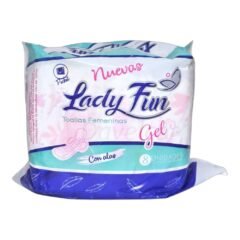 Toallitas Lady Fun con alas x 8 Unid.