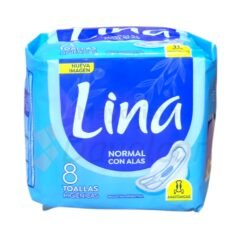 Toallitas Lina con alas x 8 Unid