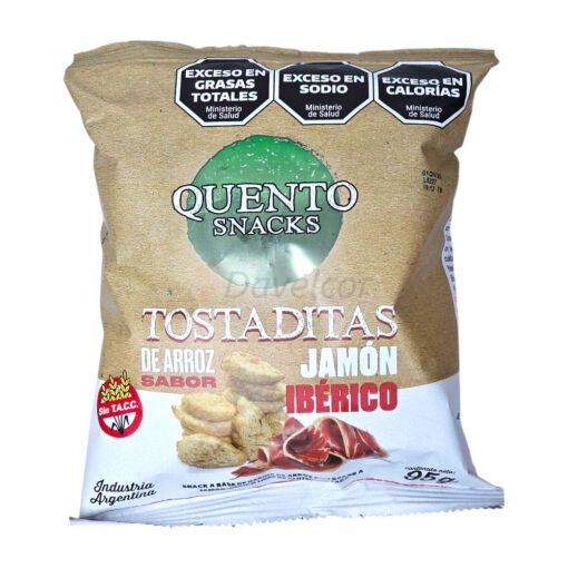 Tostadas de Arroz Quento x 95 gr. - Jamon Iberico
