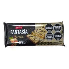 Turron Navideño Fantasia Nevares x 80 gr. Relleno Pasta de mani