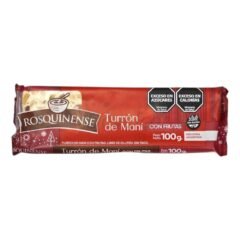 Turron de mani El Rosquinense x 100 gr.- Frutado